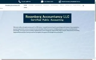 Rosenberg Accountancy LLC website