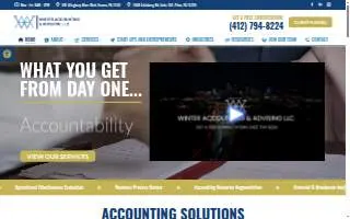Winter Accounting & Advising, LLC of Pittsburgh website