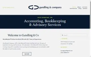 Gundling & Company CPA website