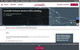 UCHealth Parkview Medical Office Building website