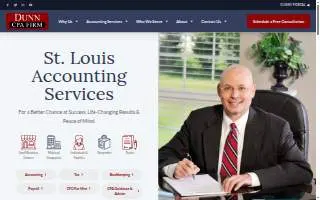Dunn CPA Firm of St. Louis website