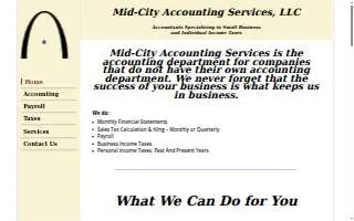 Mid-City Accounting Services, LLC of St. Louis website