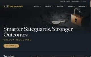 EisnerAmper, LLP website