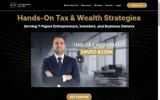 Entrepreneur Advisors website