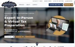 Paramount Tax & Accounting Capitol Hill website