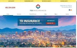 T D Insurance website