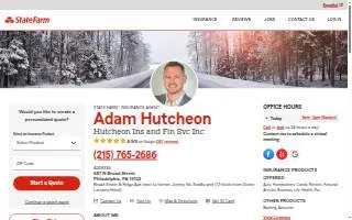 Adam Hutcheon - State Farm Insurance Agent website