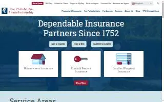 The Philadelphia Contributionship website