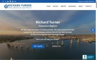 Richard Turner Insurance Agency website