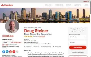 Doug Steiner - State Farm Insurance Agent of San Diego website