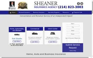 Sheaner Insurance Agency website