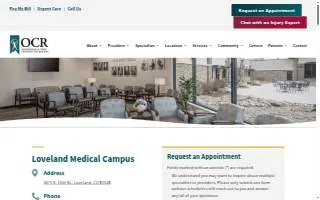 Orthopaedic & Spine Center of the Rockies - Loveland Medical Campus website
