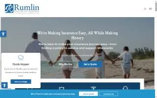 Rumlin Insurance Agency website