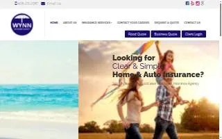 Wynn Insurance Agency website