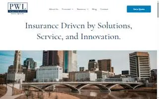 Putnam White Lewis Insurance website