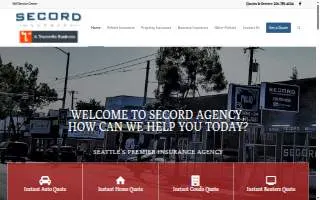 Trucordia-Seattle (formerly Secord Insurance) website