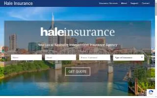Hale Insurance website