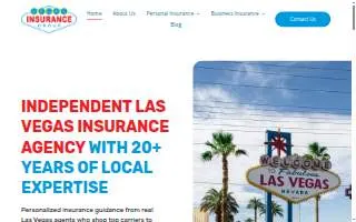 Vegas Insurance Group of Las Vegas website
