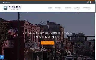 Fields Insurance of Memphis website