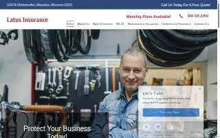 Latus Insurance website