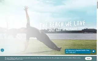 Baptist Health | Miami Beach website