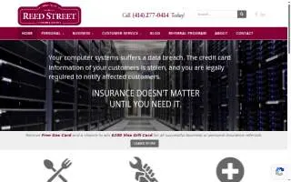Reed Street Insurance website