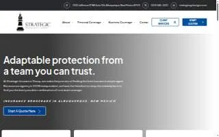 Strategic Insurance Group of Albuquerque website