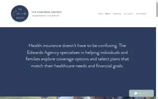 The Edwards Health Insurance Agency website
