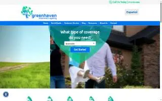 Greenhaven Insurance Agency of Sacramento website