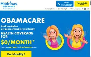 Madrinas Insurance Miami website