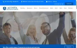 Acosta Insurance Group website
