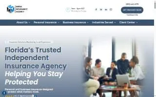 Mesa Insurance Agency of Tampa website