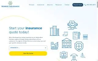 Seibert Insurance Agency of Tampa website