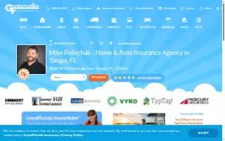 GreatFlorida Insurance: Mike Polivchak website