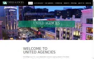 United Agencies website