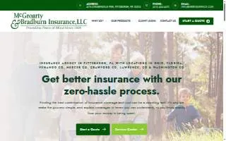 McGroarty & Bradburn Insurance website