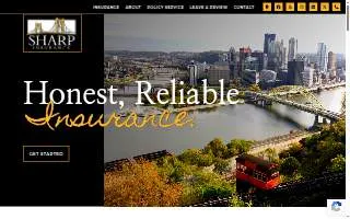 Sharp Insurance Agency, LLC website