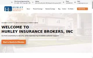 Hurley Insurance Brokers of Pittsburgh website