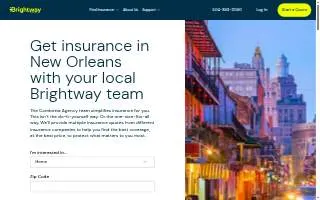 Brightway Insurance, The Combetta Agency website
