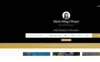 REALTOWN Real Estate Group by May Pham | New Homes in Houston - Mua Ban Nha Texas | eXp Realty website