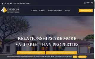 Capstone Realty Professionals website