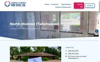 North Florida Medical - North Monroe website