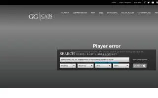 Cain Realty Group website