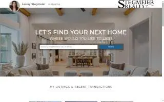 Lesley Stegmeier - Dallas Fort Worth - REALTOR website
