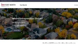 Keller Williams Fort Worth website