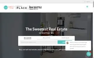 Sweet Living Real Estate website