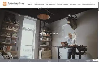 The Anderson Group Real Estate Services website
