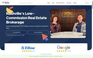 Felix Homes website