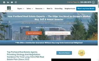 RealEstatePDX.com - Harlan Mayer, Principal Broker website