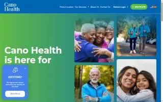 Cano Health - Coral Springs website